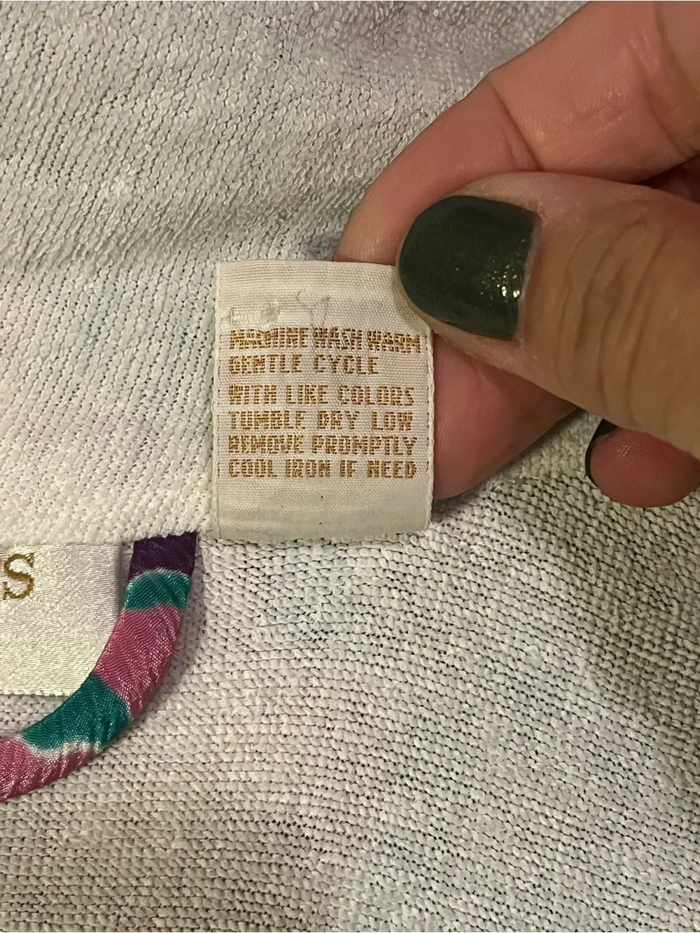vibrant vintage Victoria's Secret floral robe